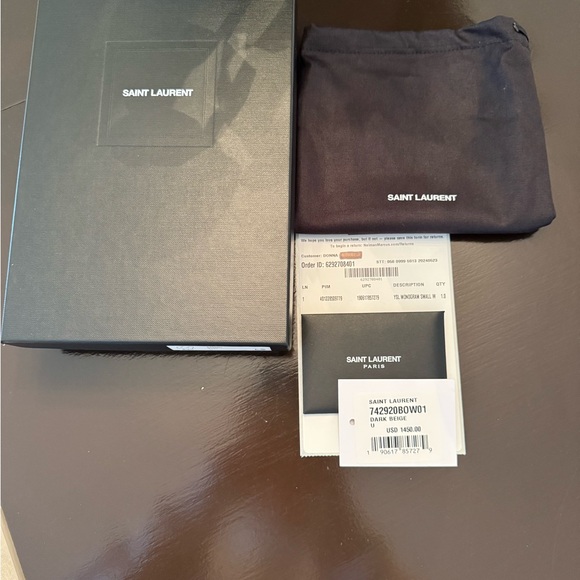 Yves Saint Laurent Tan Crossbody Bag with Chevron Quilting - Picture 3 of 12